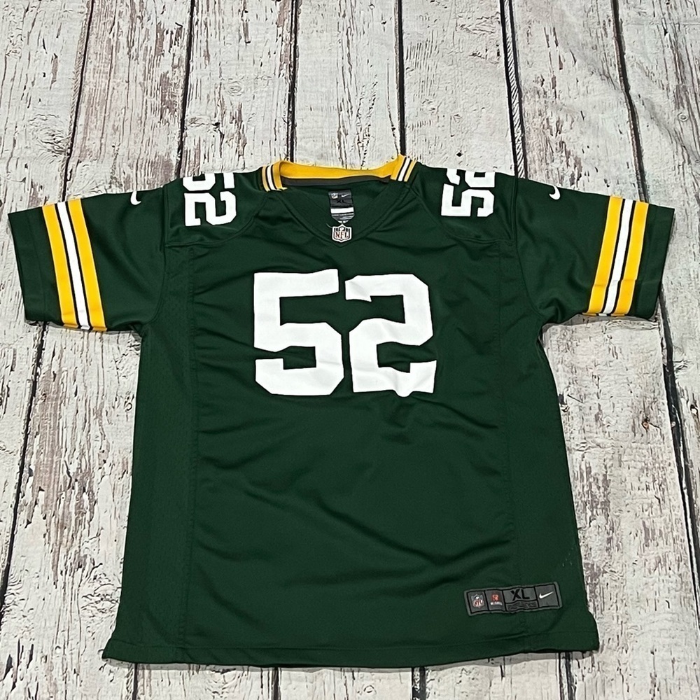 Boys Kids Clay Mathews Green Bay Packers Nike NFL Football Jersey